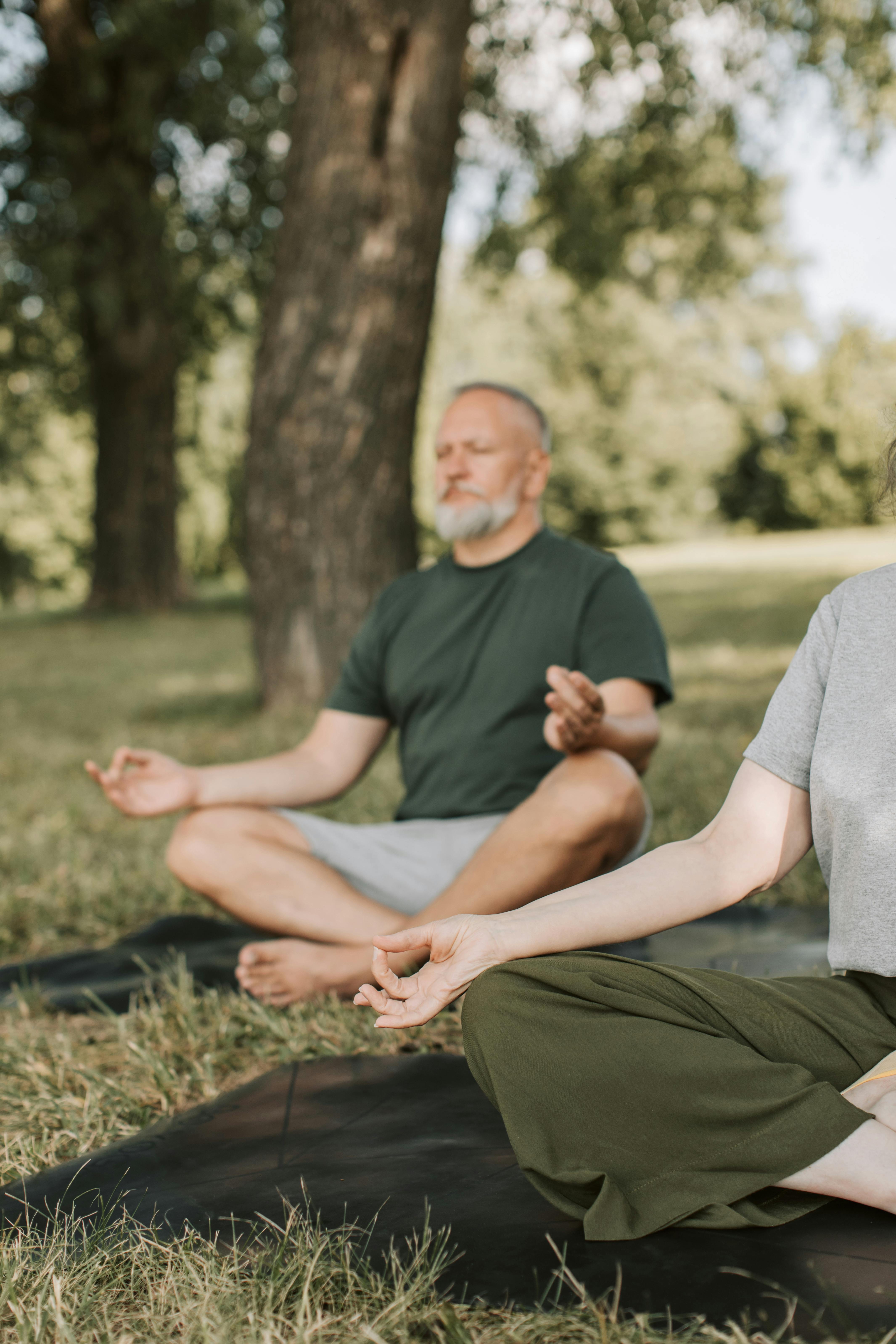 Outdoor mindfulness session